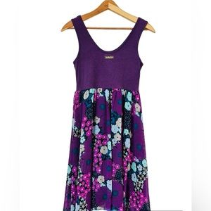 Matilda Jane  Women’s Sugar Plum Purple Floral Tank Dress